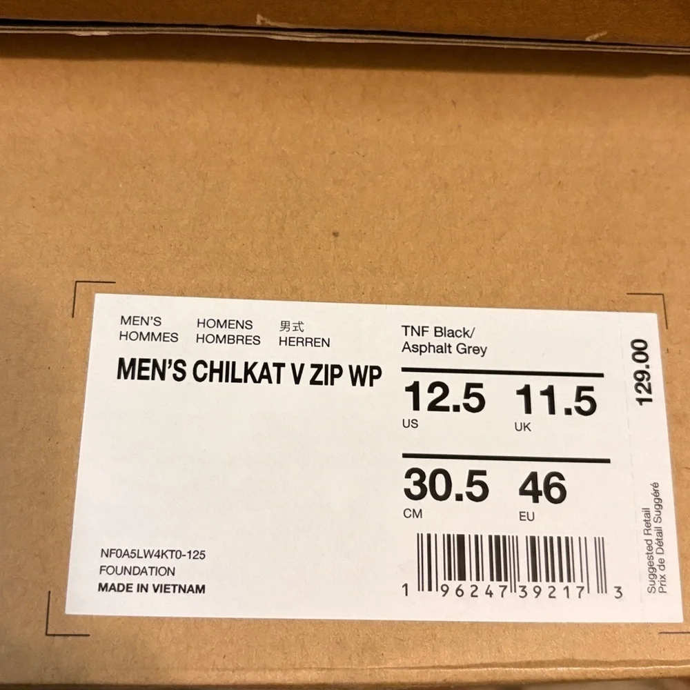The North Face Chilkat Black Insulated Boots size 12.5